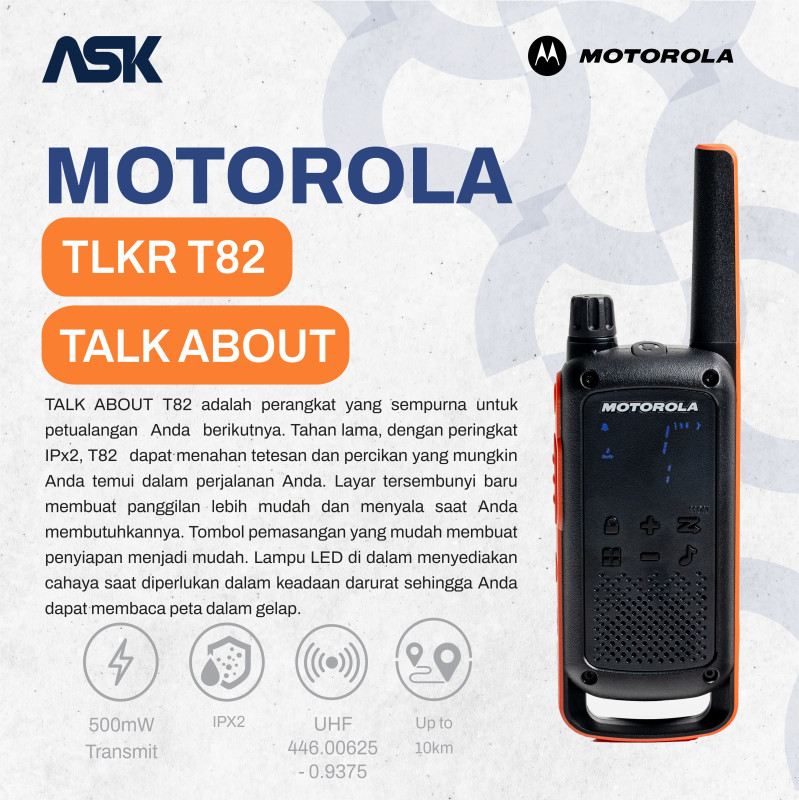 Walkie Talkie Motorola - T82
