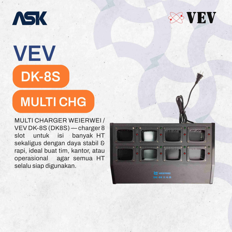 Multi Charger Handy Talkie DK-8S VEV / Multi Chg HT DK8S