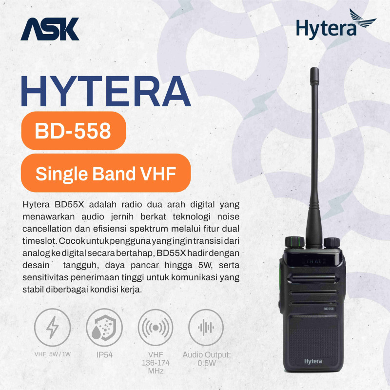 Handy Talky BD-558 HYTERA / HT BD558