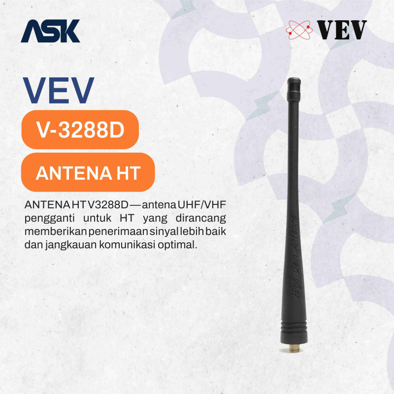 ANTENA VEV V3288 UHF 330-400MHz / ANTENA HT VEV V3288