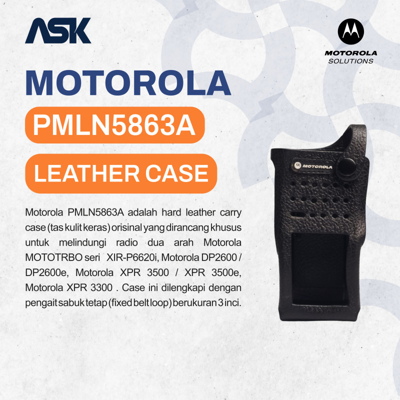 Case Handy Talky PMLN5863A MOTOROLA / Case HT PMLN 5863A MOTOROLA