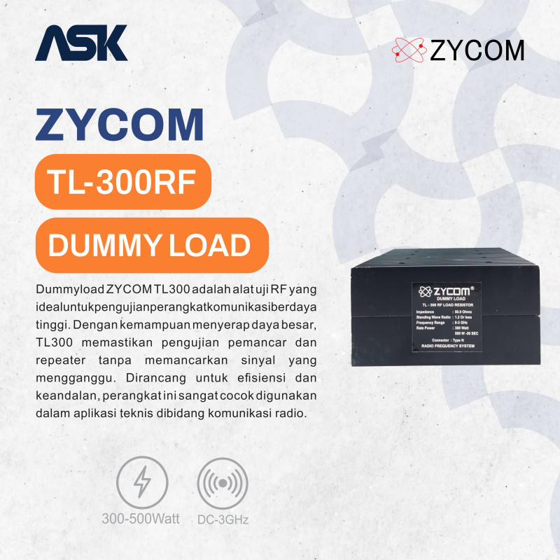 Dummy Load TL-300RF Zycom / TL300 RF