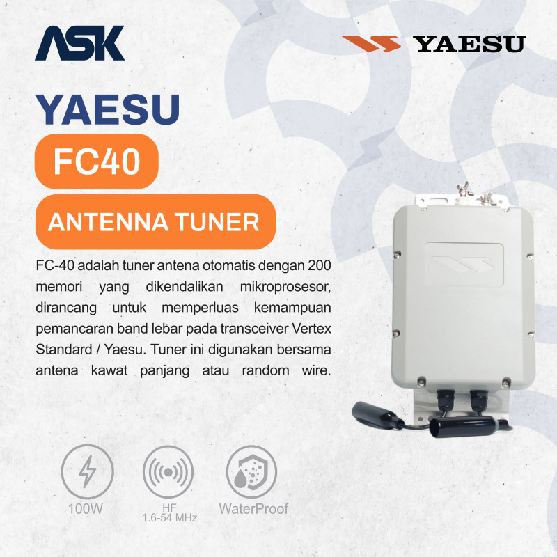 Antena Tuner FC40 YAESU / Antenna Tuner FC 40