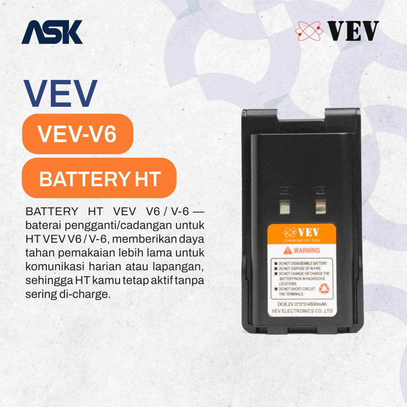 VEV BATTERY HT VEV V6 V6 V-6