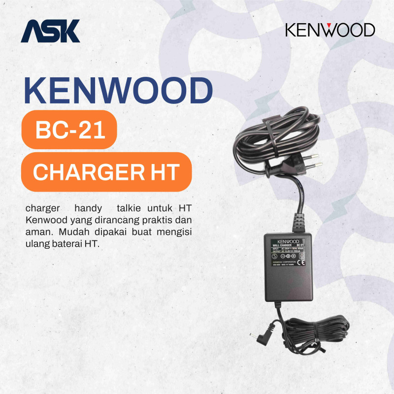 CHARGER HT KENWOOD BC-21 CHARGER HANDY TALKY KENWOOD BC21 BC 21