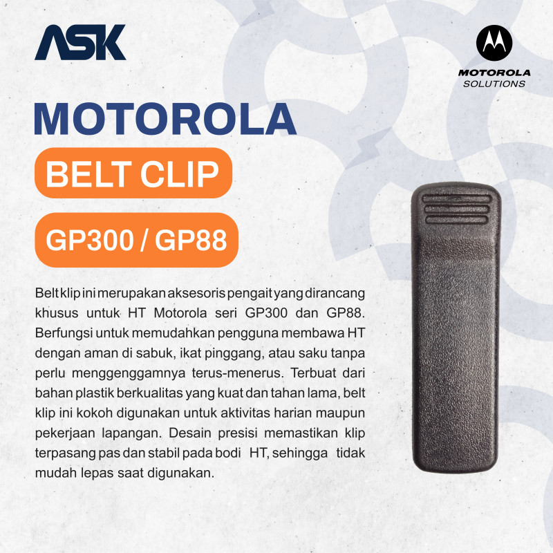 BeltClip Handy Talky MOTOROLA / Belt Klip HT MOTOROLA