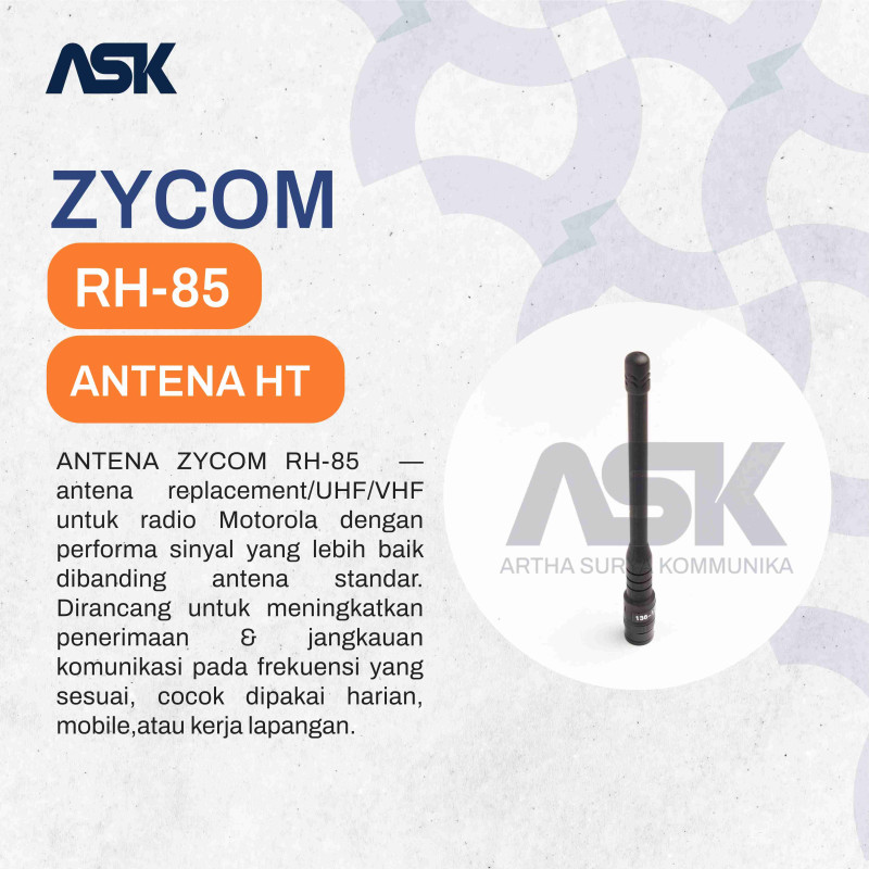 Antenna Handy Talky RH-85 ZYCOM / Antena HT RH85 ZYCOM