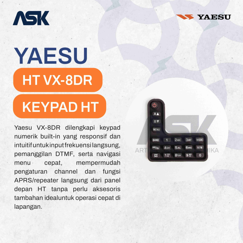 KEYPAD HT YAESU VX-8DR VX8DR VX 8 DR